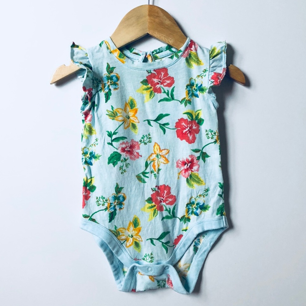 Baby Gap | Tropical print onesie